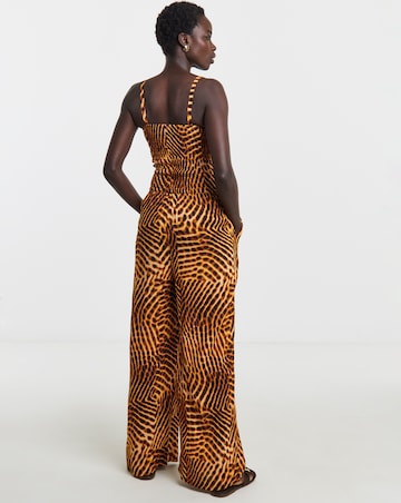 Crinkle Strapless Jumpsuit