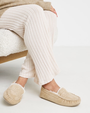Shelby Cut Out Loafer Slippers - Extra Wide Fit (EEE)
