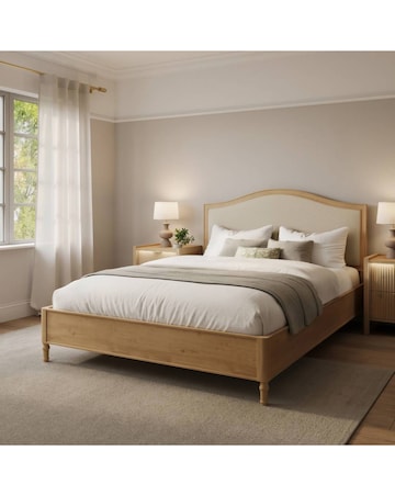 Emy French Style Wooden Hidden Ottoman Bed
