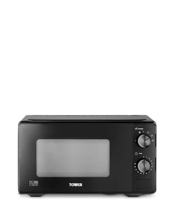 Tower 20L 800W Microwave Black