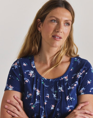 Julipa Value Star Print Nightie