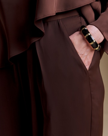 Julipa Satin Straight Leg Trouser