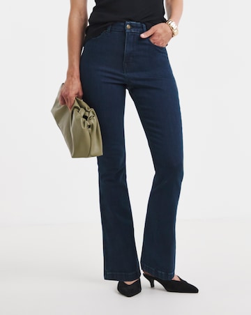 Indigo Stretch Denim Bootcut Jeans
