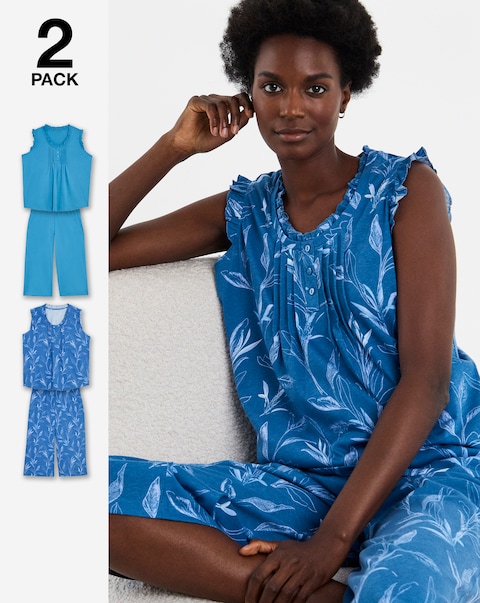 Julipa Value (2 Pack) Culotte Pyjama Sets