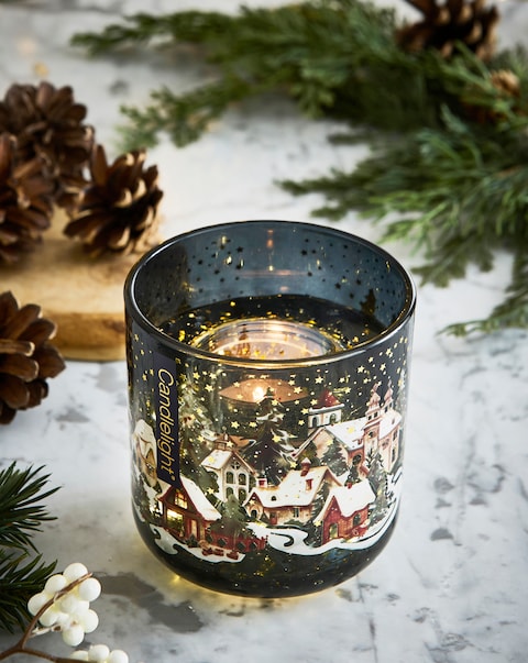 Starlit Night Sky LED Candle