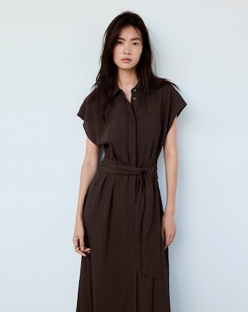 Mango Belt Shirt Dress
