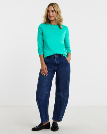 Blue, Pink, Green 3 Pack Crew Neck Long Sleeve T-Shirt