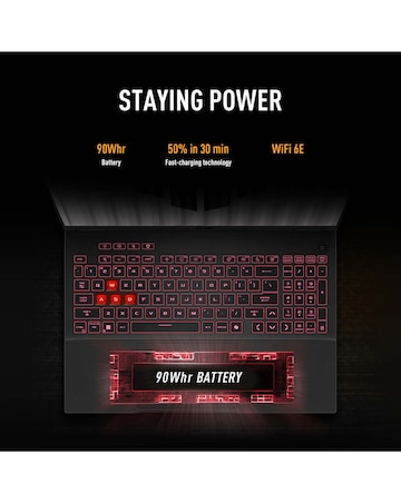 ASUS TUF Gaming Laptop - 16in NVIDIA GeForce RTX 5060 AMD Ryzen 9 1TB SSD
