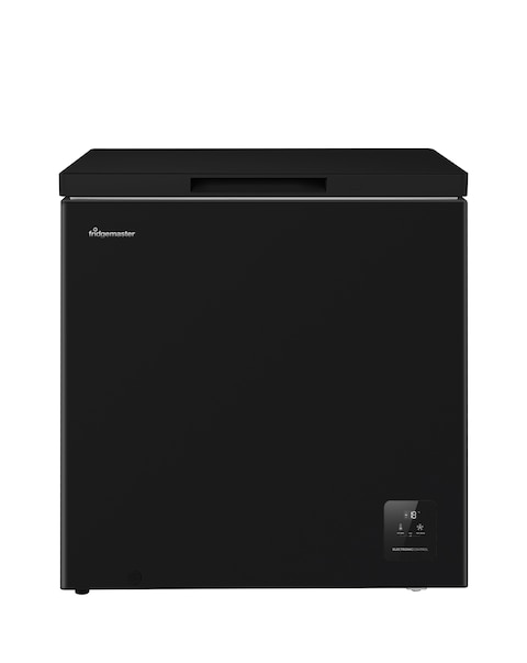Fridgemaster MCF200EB 198L Freestanding Chest Freezer - Black - E Rated