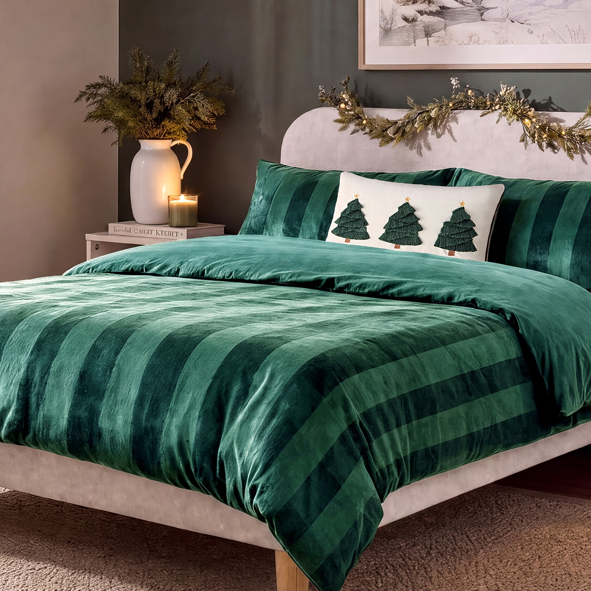 Cosy Christmas Bedroom