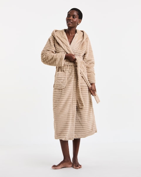 Pretty Secrets Luxury Hooded Dressing Gown
