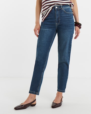 Mid Blue Mom Jeans