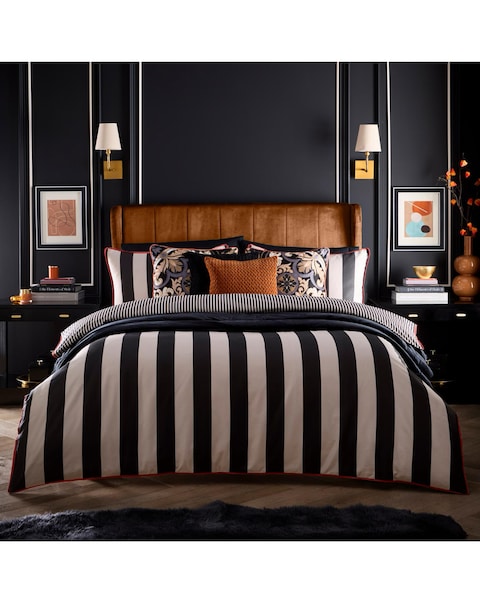 Laurence Llewelyn-Bowen Festivo Circus Stripe Duvet Cover Set