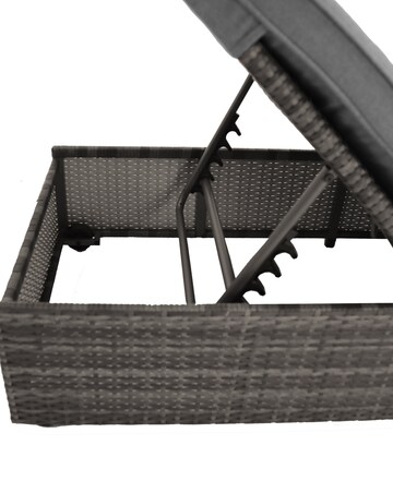 Charles Bentley Rattan Sun Lounger