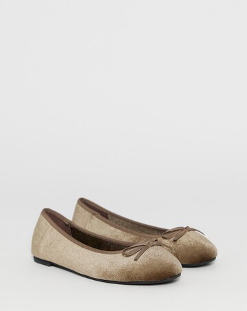 Moxie Soft Ballerina Slipper - Wide Fit (E)