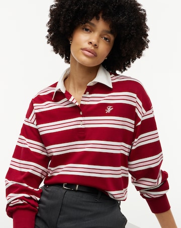 Tommy Hilfiger Rugby Stripe Polo Sweatshirt