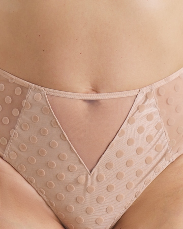 Pretty Secrets (2 Pack) Hannah Spot Full Brief Knickers Black/Almond