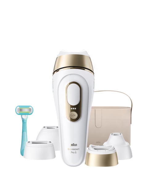 Braun IPL Silk expert Pro 5 At Home Hair Removal 4 Attachment Heads PL5441