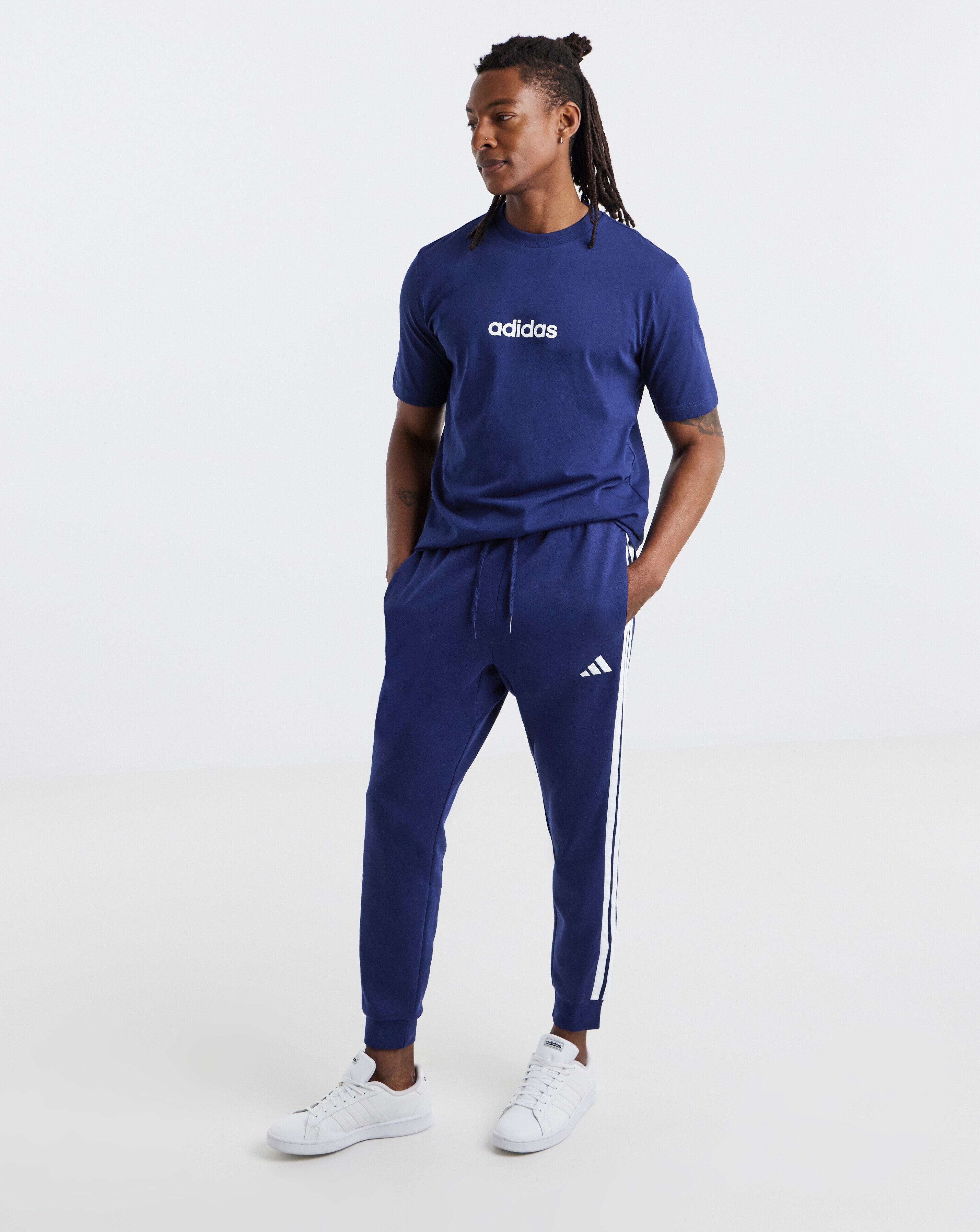 adidas 3 Stripes Fleece Pants