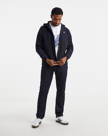 Lyle & Scott Colourblock Hooded Jacket - Navy