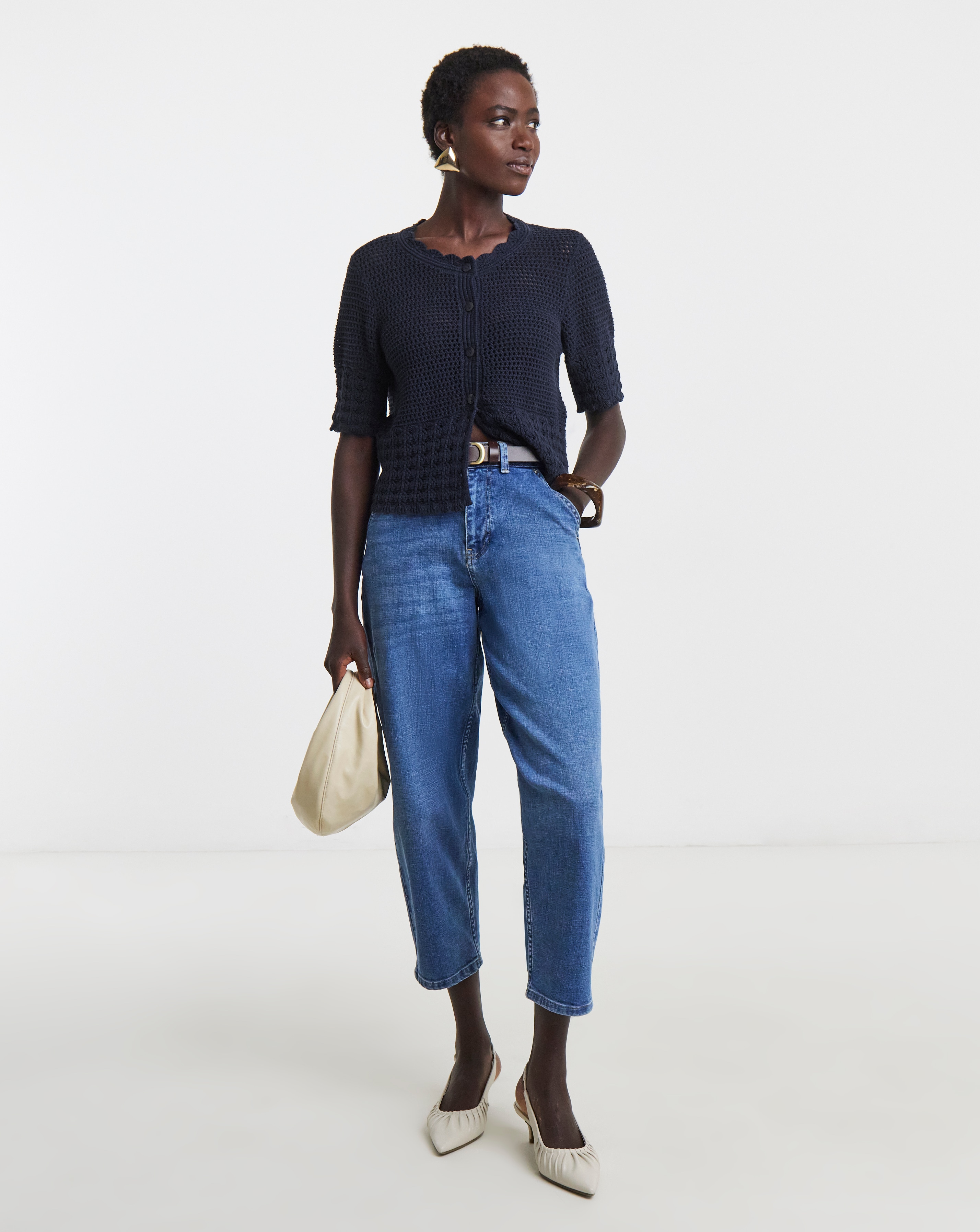 JDY Tami Frill Cardigan Knit | JD Williams