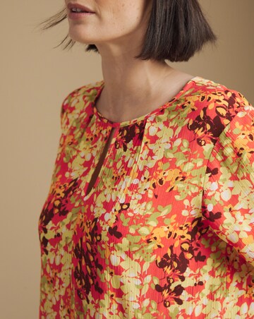 Julipa Printed Crinkle Blouse