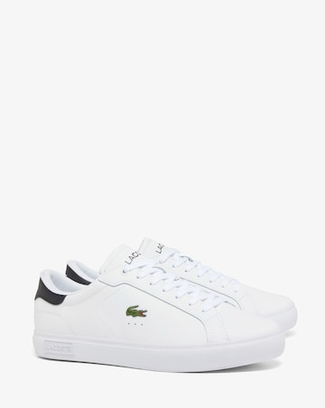 Lacoste Powercourt Trainers - White/Black