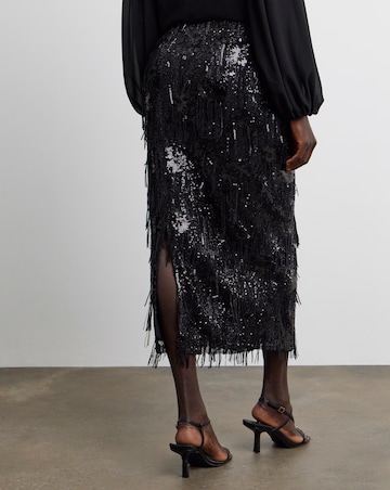 Joanna Hope Tassle Midi Skirt