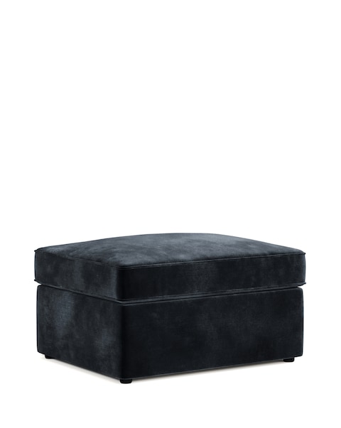 Jay-Be Luxe Velvet Footstool Bed with Comfort Mattress