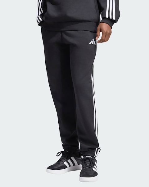 adidas 3 Stripes Cuffed Fleece Pants