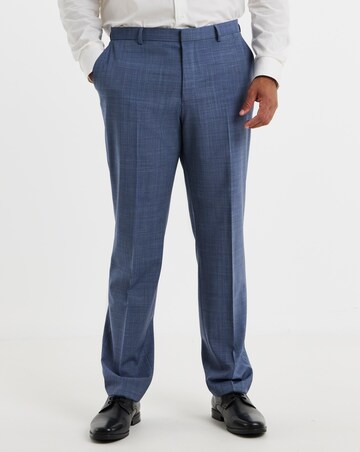 BOSS Blue Wool Mix Suit Trouser
