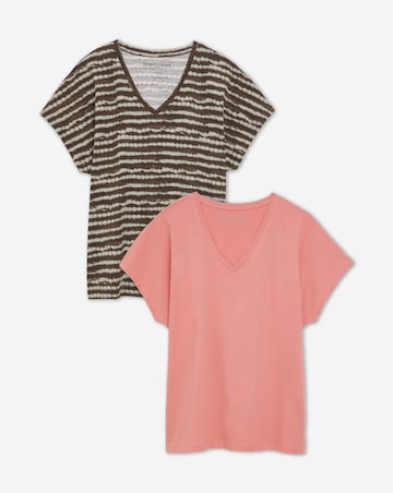 2 Pack V Neck T-Shirts