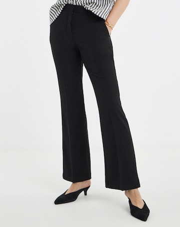 Black Tailored Bootcut Trousers