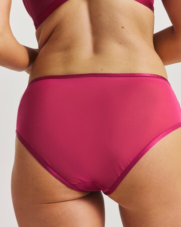 Pretty Secrets Leaf Lace Brief Berry