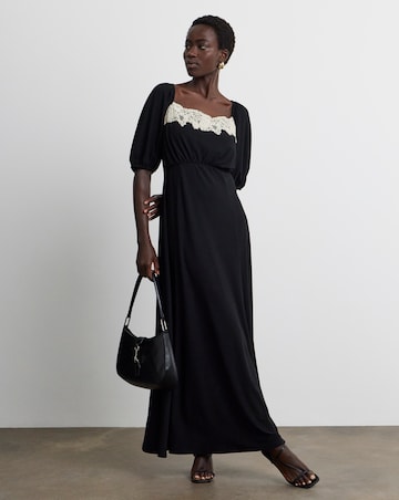 Joanna Hope Contrast Lace Dress