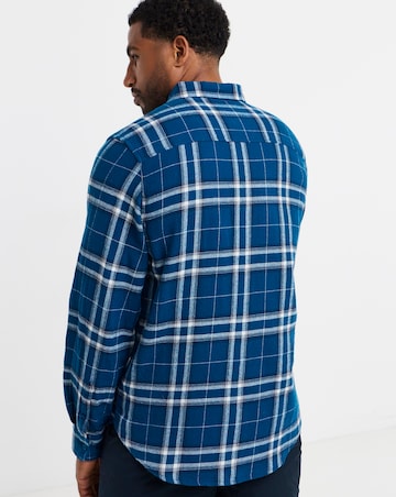Long Sleeve Check Flannel Shirt