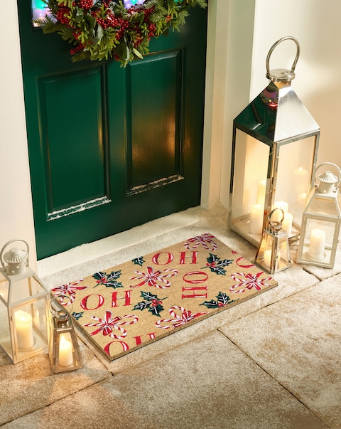 My Mat Coir Christmas Ho Ho Ho Doormat