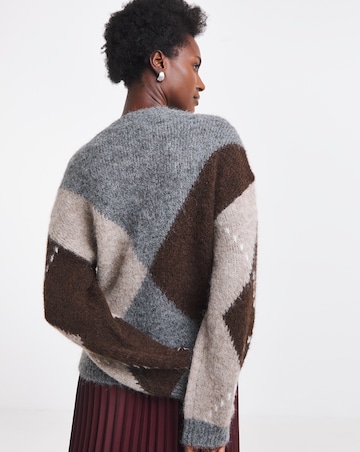 JdY Argyle Knitted Jumper
