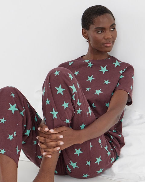 Pretty Secrets Pyjama Set Star Print