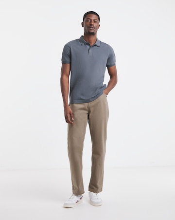 Tipped Pique Polo Long