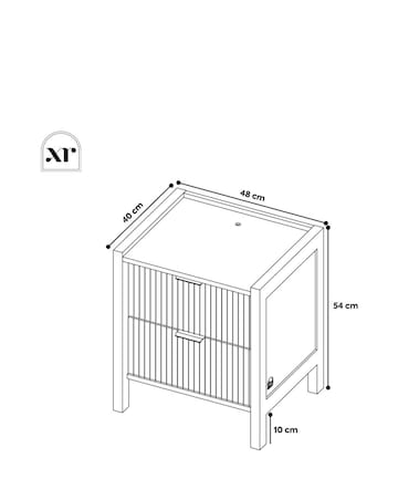 XR Living Dakota Side Table With App Control Lights