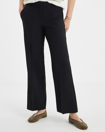Black Tailored Wide Leg Trousers