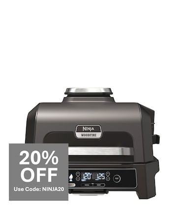 Ninja Woodfire OG850UK Pro XL Electric BBQ Grill and Smoker