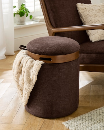 Ellen Tray Lid Storage Footstool