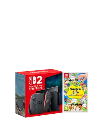 Nintendo Switch 2 Console + Tomodachi Life Living the Dream bundle