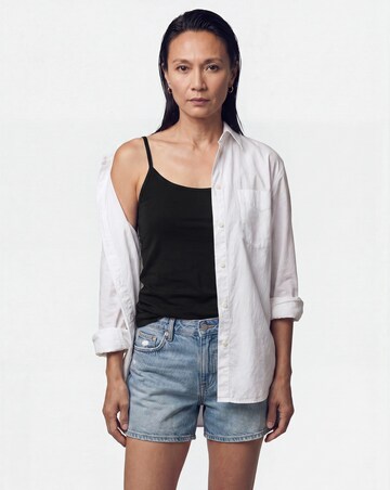 Black Cami Vest With Adjustable Straps