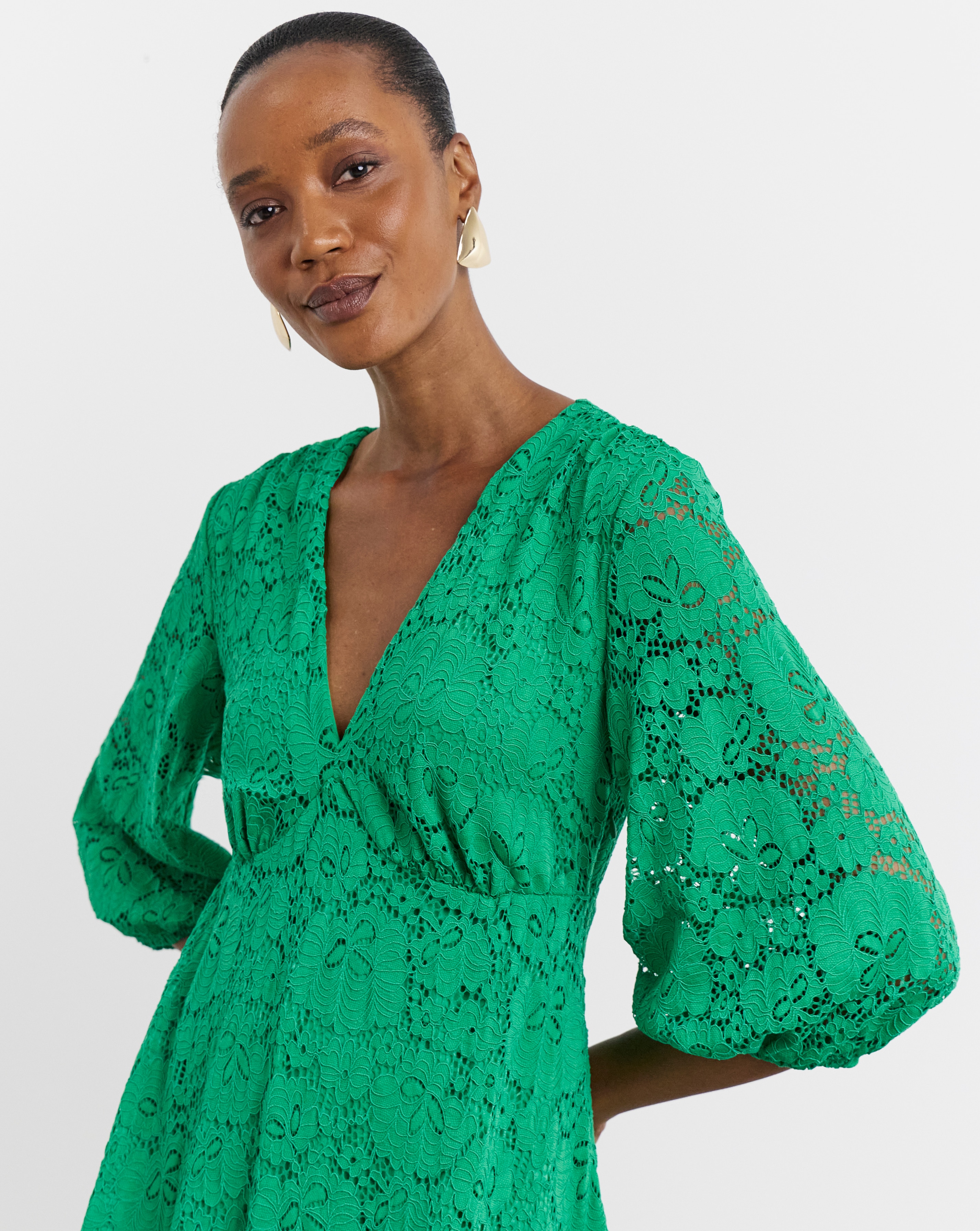 Joanna Hope Midi Lace Dress | JD Williams