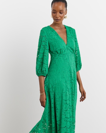 Joanna Hope Midi Lace Dress
