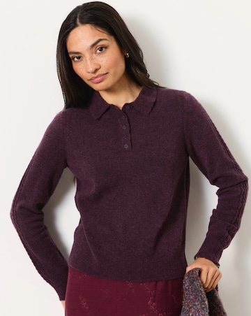 Fatface Halle Knitted Collared Polo