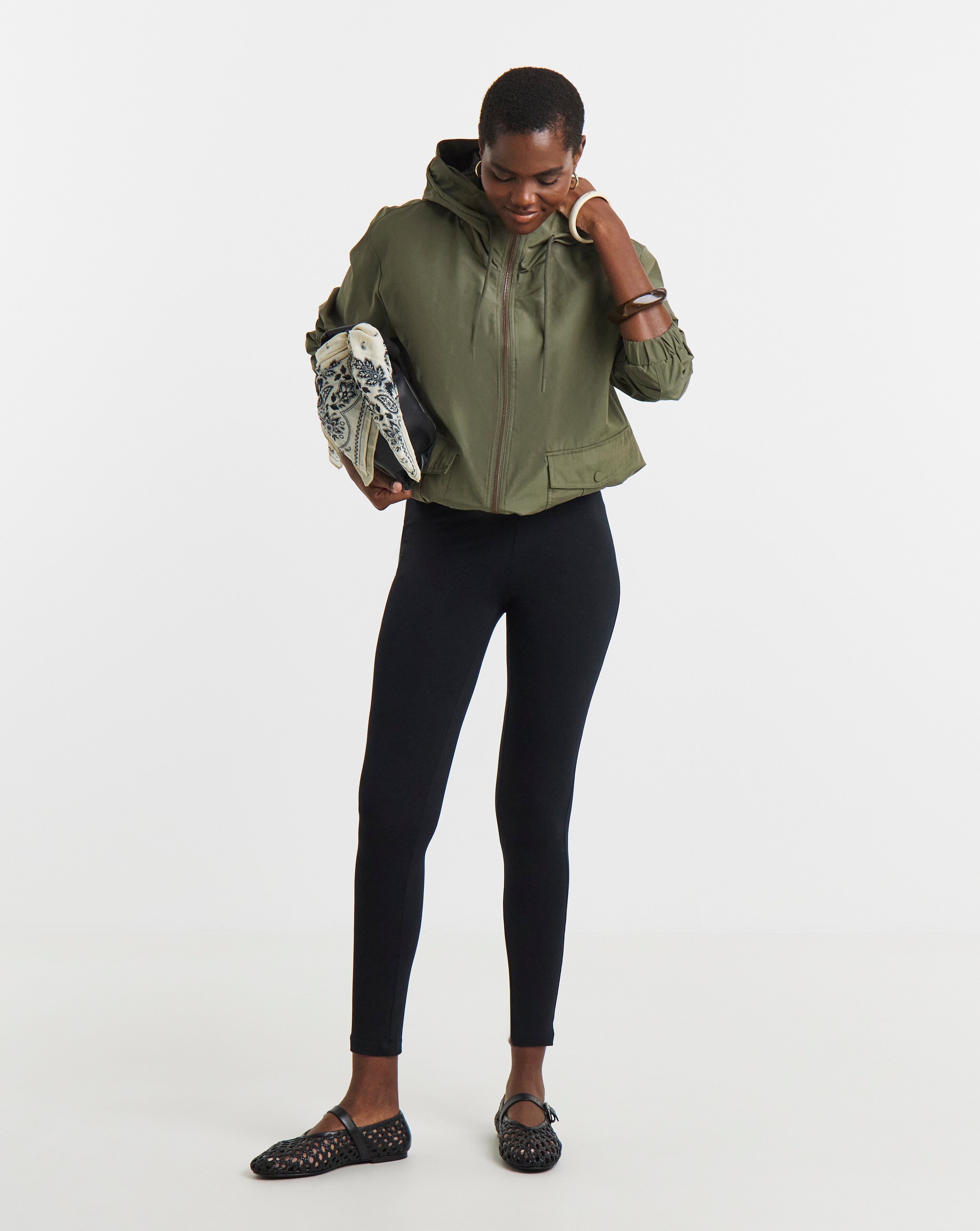 Cotton Rich High Waisted Legging